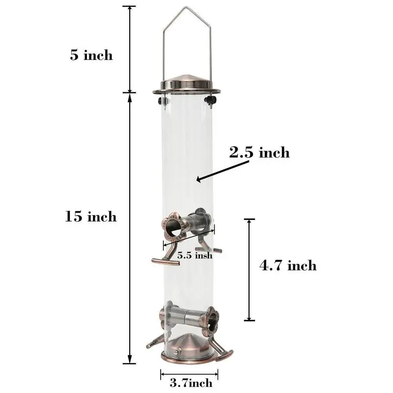 Mangeoire pour oiseaux sauvages en acier inoxydable – Image 6
