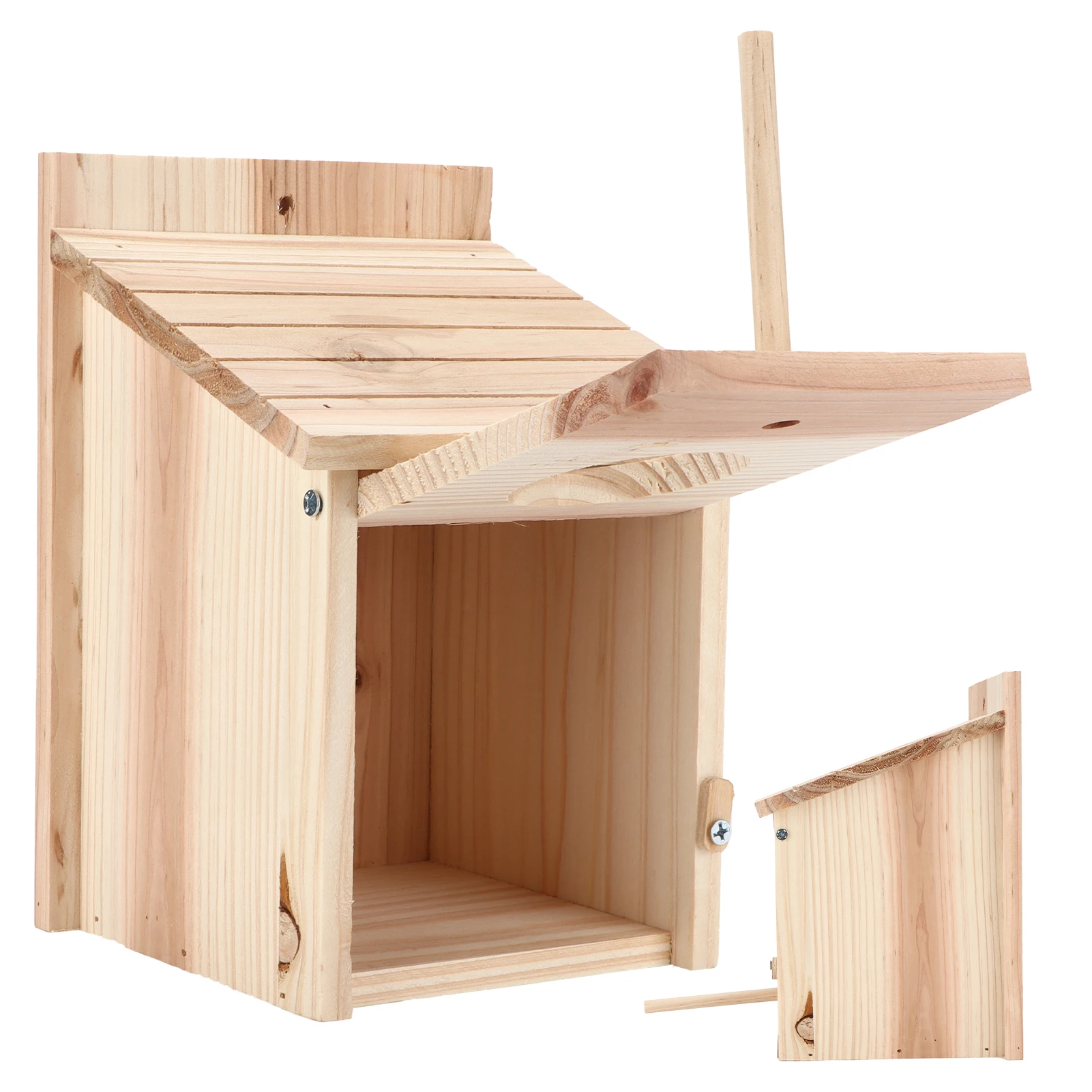 Nichoir extérieur en bois bricolage, naturel et sûr, boîte d'élevage innovante – Image 4