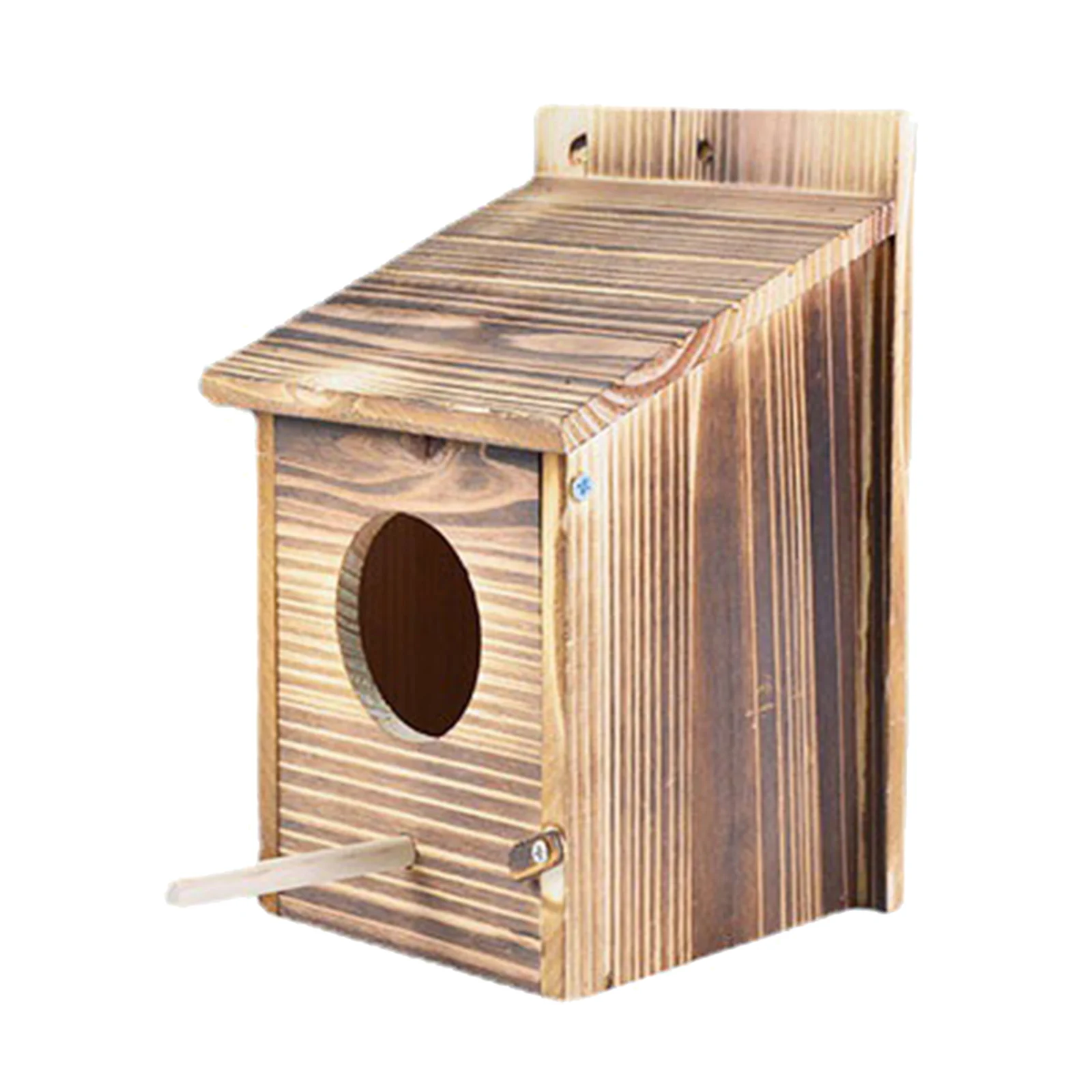 Nid d'Oiseau en Bois Résistant aux Intempéries pour Jardin Boîte d'Élevage Décorative – Image 6